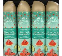 Glade Air Freshener Spray Stay Cool Watermelon Spring Collection 2022 Pack of 4 Cans
