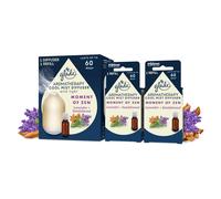 Glade Aromatherapy Cool Mist Diffuser Gift Set, Home D?cor Essential Oils Diffuser Calming Fragrance, Moment of Zen with Lavender & Sandalwood, 1