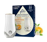 Glade Aromatherapy Electric Scented Oil Holder & Refil Pure Happiness with Orange & Neroli Scent, 20ml