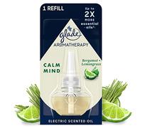 Glade Aromatherapy Electric Scented Oil Refill For Plug In Air Freshener for Home, Calm Mind with Bergamot & Lemongrass Scent, 20 ml