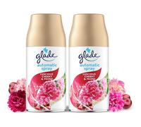 Glade Automatic Air Freshener Refills, Room Spray & Odour Eliminator for Home, Long-lasting Fragrance Infused with Essential Oils, Frosted Floral Cherries, Duo Pack (2 x 269ml)