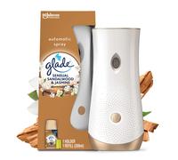 Glade Automatic Air Freshener Holder & Refill, Long-lasting Fragrance Infused with Essential Oils, Sandalwood & Jasmine, 1 Starter Kit, (1 x Holder a