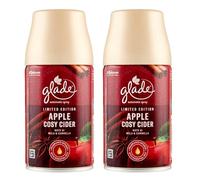 Glade Automatic Air Freshener Refill, Room Spray & Odour Eliminator, Christmas Scent, Apple Cosy Cider, 2 Refill, 269ml