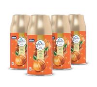 Glade Automatic Air Freshener Refills, Room Spray & Odour Eliminator for Home, Long-lasting Fragrance Infused with Essential Oils, Pumpkin Spice Latte, Pack of 4 (4 x 269ml)
