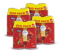 Glade Automatic Air Freshener Refills, Room Spray & Odour Eliminator for Home, Long-lasting Fragrance Infused with Essential Oils, Warm Apple Pie, Pack of 4 Duos (8 x 269ml)