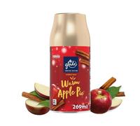 Glade Automatic Air Freshener Refills, Room Spray & Odour Eliminator for Home, Long-lasting Fragrance Infused with Essential Oils, Warm Apple Pie, Pack of 4 (4 x 269ml)