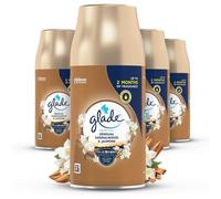 Glade Automatic Air Freshener Refills, Room Spray & Odour Eliminator, Sandalwood & Jasmine, 4 Refills (4 x 269 ml), Packaging May Vary