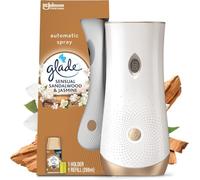 Glade Automatic Air Freshener Holder & Refill, Long-lasting Fragrance Infused with Essential Oils, Sandalwood & Jasmine, 1 Starter Kit, (1 x Holder and 269 ml Refill)