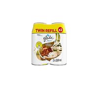 Glade Automatic Air Freshener Refills, Room Spray & Odour Eliminator, Sandalwood & Jasmine, Pack of 4 Duos (8 Refills x 269ml)