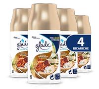 Glade Automatic Refill Spray, Sensual Sandalwood & Jasmine Fragrance, 1 Pack of 4 x 269 ml