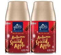 Glade Automatic Spray Refill, Air Freshener for Home and Bathroom, Autumn Spiced Apple, Limited Edition Scent, 6.2 Oz, 2 Count