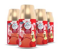 Glade Automatic Air Freshener Refills, Room Spray & Odour Eliminator for Home, Long-lasting Fragrance Infused with Essential Oils, Frosted Floral Cherries, Pack of 4 (4 x 269ml)