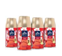 Glade Automatic Air Freshener Refills, Room Spray & Odour Eliminator for Home, Long-lasting Fragrance Infused with Essential Oils, Frosted Floral Cherries, Pack of 4 (4 x 269ml)