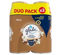 Glade (Breeze) Automatic Spray Refill, Room Fragrance, Sensual Sandalwood & Jasmine, Pack of 2 (2 x 269 ml)