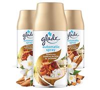 Glade (Breeze) Automatic Spray Refill Value Pack, Room Fragrance, Sensual Sandalwood & Jasmine, Pack of 3 (3 x 269 ml)