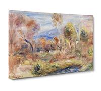 Glade By Pierre Auguste Renoir Classic Painting Canvas Wall Art Print Ready to Hang, Framed Picture for Living Room Bedroom Home Office Décor, 30x20 Inch (76x50 cm)