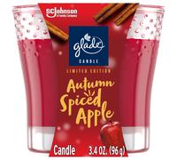 Glade Candle Jar Air Freshener Autumn Spiced Apple Limited Edition Scent 3.4 Oz