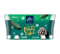 Glade Candle Jar Air Freshener Twinkling Pine & Cedar Limited Edition Scent 3.4 oz 2 Count