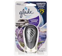 Glade Car Air Freshener Vent Clip On Diffuser+7ml Refill - Lavender Marine