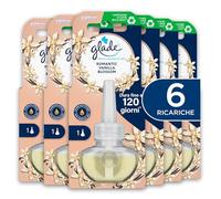 Glade Electric Liquid Air Freshener with Essential Oils, Vanilla Fragrance, 6 Refills