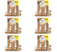 Glade Electric Twin Refill Sandalwood & Jasmine Scented Oil Plugin, 2 x 20ml (Pack of 6)