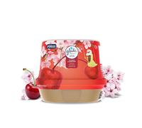 Glade Fragranced Bathroom Gel, Air Freshener And Discreet Odour Eliminator, Floral Cherries, 180 G, Packaging May Vary