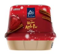 Glade Fragranced Bathroom Gel, Air Freshener and Discreet Odour Eliminator, Warm Apple Pie, 180g