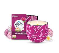 Glade Jar Candle, Scented Candle Infused with Essential Oils, Made Without Palm Oil, Up to 25 Hour Burn Time, Relaxing Zen, Pack of 6 (6x108g)