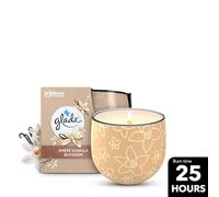 Glade Jar Candle, Scented Candle Infused with Essential Oils, Made Without Palm Oil, Up to 25 Hour Burn Time, Vanilla Blossom, Pack of 6 (6x108g)