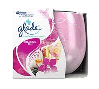 Glade Jar Candle, Scented Candle Infused with Essential Oils, Up to 31 Hour Burn Time, Relaxing Zen, 120g