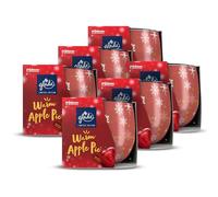 Glade Jar Candle, Scented Candle Infused with Essential Oils, Up to 29 Hour Burn Time, Warm Apple Pie, Pack of 6 (6 x 120g)