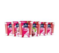 Glade Jar Candle, Scented Candle Infused with Essential Oils, Up to 42 Hour Burn Time, Floral Cherries, Pack of 6 (6 x 129g)