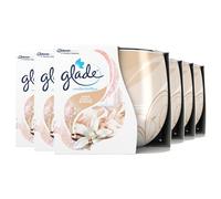 Glade Jar Candle, Scented Candle Infused with Essential Oils, Up to 31 Hour Burn Time, Vanilla Blossom, Pack of 6 (6 x 120g)