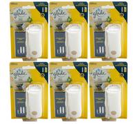 Glade Mini Fresh Lemon Starterset 6 x 10ml Touch & Fresh Refill + Holder