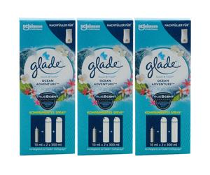 Glade Mini Ocean Adventure Touch & Fresh 3 x 10ml Refill Room Spray