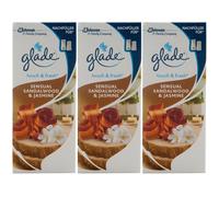 Glade Mini Sensual Sandalwood & Jasmine 3 x 10ml - Old Recipe Room Spray