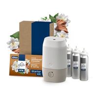 Glade ONE Sense & Spray Starter Kit, Sensual Sandalwood & Jasmine, 3x13ml | Motion Activated Automatic Air Freshener, Long-Lasting Room Spray, 1 Holder & 3 Capsule Refills (3x13ml)
