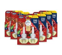 Glade Plug in Air Freshener Refill, Electric Scented Oil Room Air Freshener, Infused with Essential Oils, Limited Edition Christmas Air Freshener, Warm Apple Pie, Pack of 6 Duos (12 x 20ml)