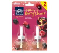 Glade Plug in Air Freshener Refill, Electric Scented Oil Room Air Freshener, Merry Berry Cheers, Duo Pack (2 x 20ml)