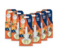 Glade Plug in Air Freshener Refill, Electric Scented Oil Room Air Freshener, Pumpkin Spice Latte, Pack of 6 (6 x 20ml)