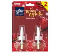 Glade Plug in Air Freshener Refill, Electric Scented Oil Room Air Freshener, Warm Apple Pie, Duo Pack (2 x 20ml)