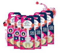 Glade Plug in Air Freshener Refill, Electric Scented Oil Room Air Freshener, Bubbly Bery Splash, Pack of 6 (6 x 20ml)
