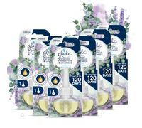 Glade Plug In Refill, Eucalyptus & Lavender, 6x20ml | Electric Scented Oil Refill, Long-Lasting Room Fragrance, Up to 120 Days, Fits All Glade Plug In Holders, 6 Pack