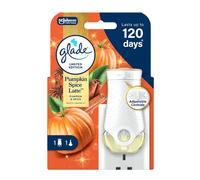Glade Plug in Air Freshener Holder and Refill, Electric Scented Oil Room Air Freshener, Pumpkin Spice Latte, Starter Kit, (1 x Holder and 1 x 20 ml Refill)
