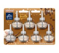 Glade PlugIns Refills Air Freshener, Scented and Essential Oils for Home and Bathroom, Cozy Vanilla Cappuccino, Limited Edition Scent, 4.69 Fl Oz, 7 C
