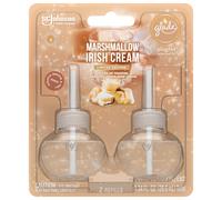 Glade PlugIns Refills Air Freshener, Scented and Essential Oils for Home and Bathroom, Marshmallow Irish Cream, 1.34 Oz, 2 Count