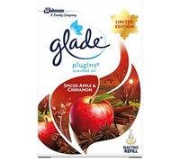 Glade PlugIns Scented Oil Air Freshener Refill, Spiced Apple and Cinnamon, 20 ml