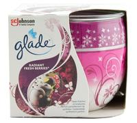 Glade Radiant Fresh Berries Scented Candle 1 X 120g With Essential Oil Scent: