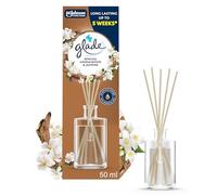 Glade Reed Diffuser, Home Fragrance Infused with Essential Oils, Room Air Freshener With Up to 5 Weeks of Continuous Fragrance, Sandalwood & Jasmine, 50ml