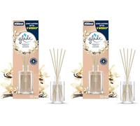Glade Reed Diffuser, Home Fragrance Infused with Essential Oils, Room Air Freshener With Up to 5 Weeks of Continuous Fragrance, Vanillla Blosson, 50ml (Pack of 2)